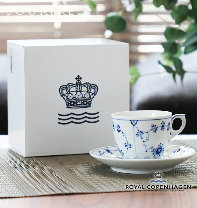 正規店仕入れの Royal Copenhagen ロイヤルコペンハーゲン コーヒーカップ ソーサー ブルーフルーテッド プレイン 一客 日本製 Coldwellbankerstt Com