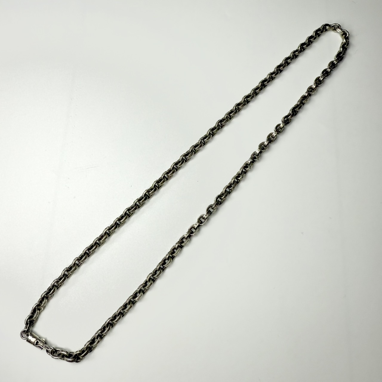 美品 クロムハーツ　フィリグリークロス　ペーパーチェーン CHROME HEARTS クロムハーツ WGフィリグリークロス ダイヤ