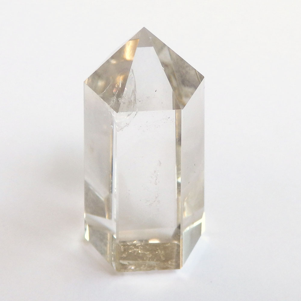 【ポイント5倍★お買い物マラソン】水晶 ポイント 六角柱 高品質 クォーツ 石英 天然石 誕生石 4月 4月誕生石 純粋と浄化を象徴する万能パワーストーン 開運 浄化 魔除け 心願成就