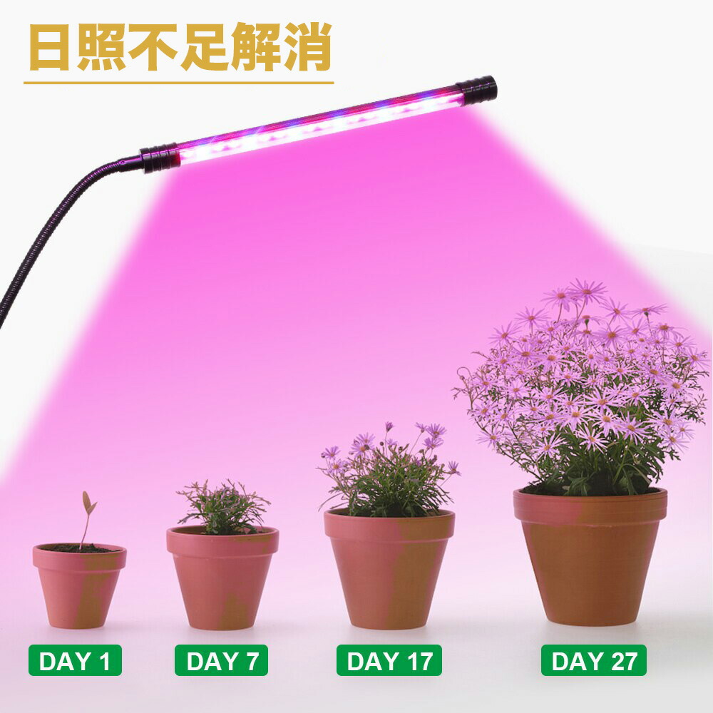 市場 4灯式 植物 3モード調色 ledライト 多肉植物育成 ライト 野菜工場 室内栽培 LED 水耕栽培 植物育成 植物育成ライト 観葉植物  育成ライト