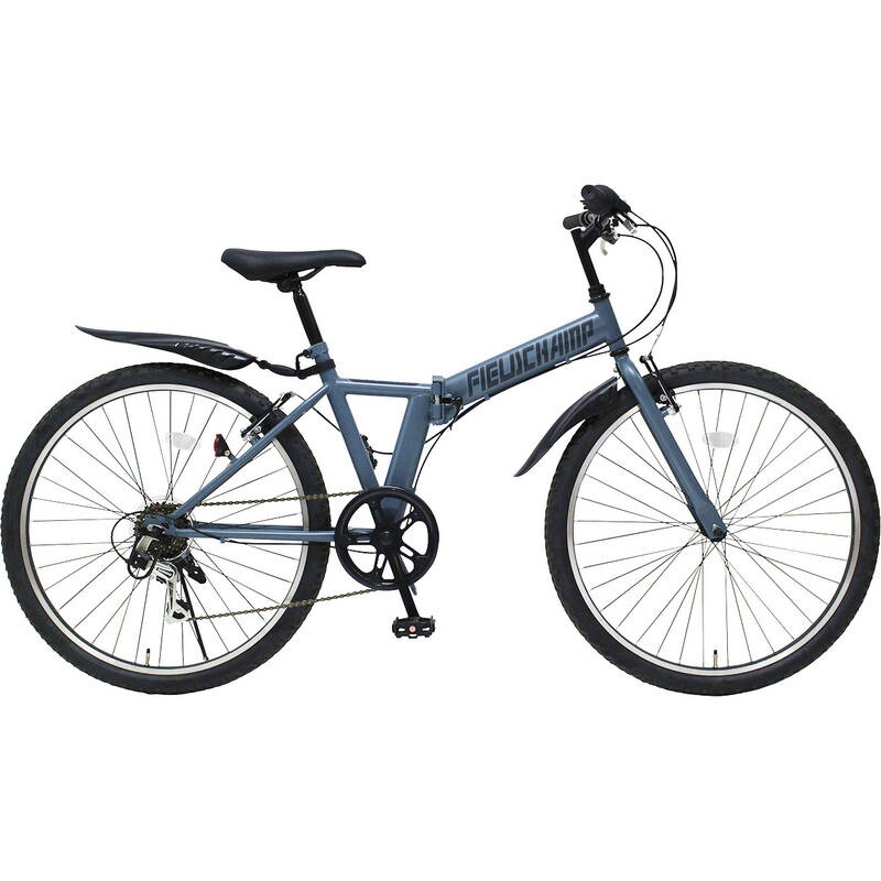 フィールドチャンプ 26in6段折畳みマウンテンバイクGY MG-FCP266GY【直送品】［貨物輸送無料］