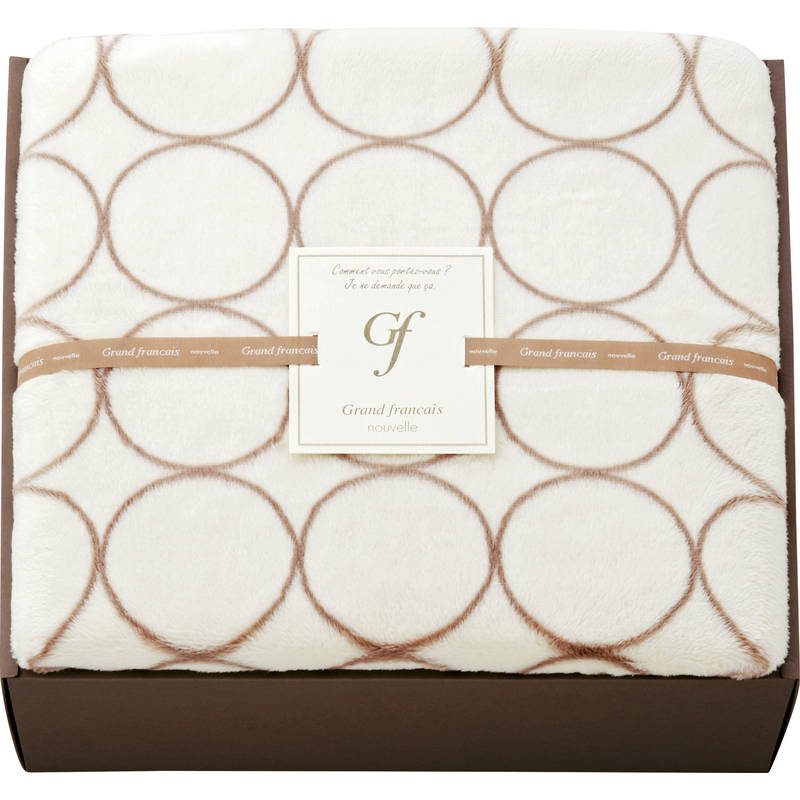 グランフランセヌーベル ハイソフトマイヤー毛布 GFN8106 IV アイボリー