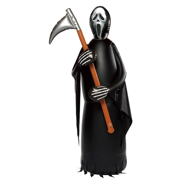【ハロウィン】エアPOPロッキングスマイリーゴースト H180×W60×D60cm　/　ハロウィン パンプキン 造花 POP 飾り 販促 イベント 装飾