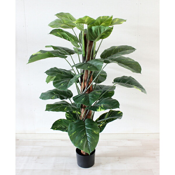 【フェイクグリーン】【人工観葉植物】ポトスヘゴポット　高さ110cm　/　フェイクグリーン　人工観葉植物　インテリア　お手入れ簡単　水やり不要　シンプル　おしゃれ　オフィスインテリア　店舗装飾｜季節装飾造花の店 装飾屋