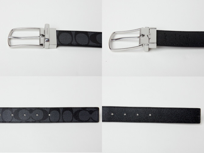 楽天市場 コーチ Coach ベルト メンズ スキニー リバーシブル カット トゥ サイズ バックル 321 サウスコースト