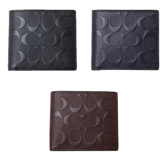 ☆新品 未使用☆coach☆オールドコーチ☆二つ折り財布☆本革 COACH コーチ 二つ折り財布 CJ947 メンズ レザー ミニ財布 小銭