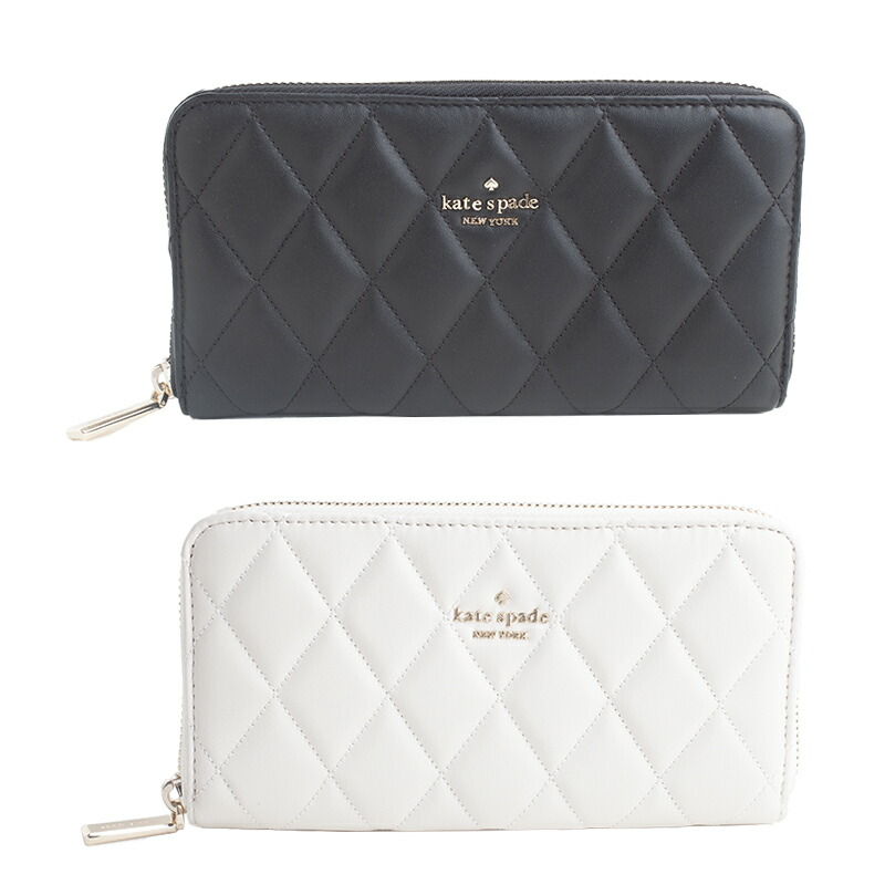 kate spade ブラック 長財布 キルティング　KA590 新品未使用 ケイトスペード 長財布 レディース Kate Spade Wallet KA590 001