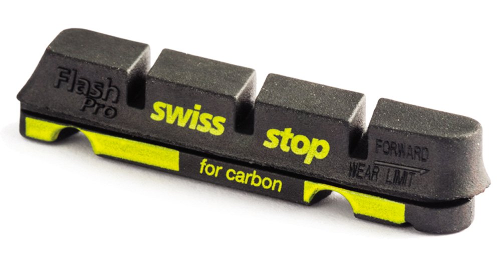 SWISS STOP(スイス連邦立ちふさがる) FLASH PRO BLACK PRINCE 炭素リム用 ブレーキシュー