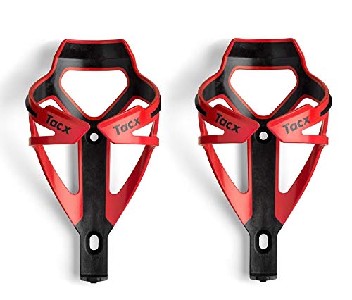 2個セット Tacx（タックス） ディーバ ボトルケージ Deva Bottle Cage (レッド) [並行輸入品]