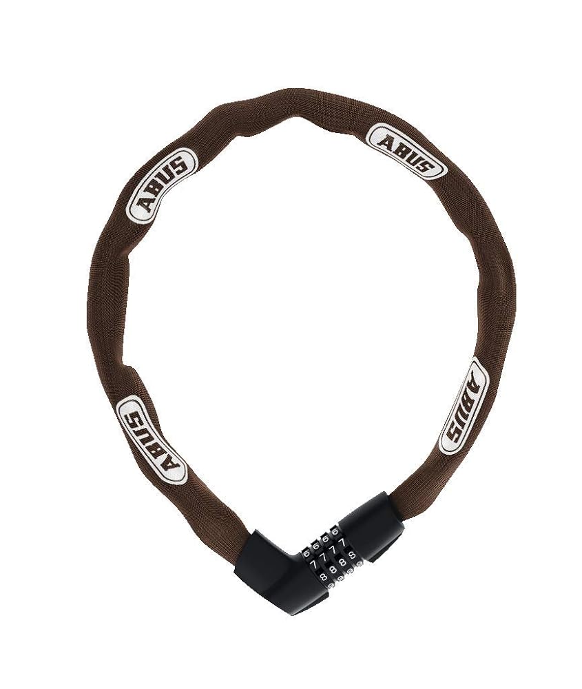ABUS Tresor 1385/85 Cha?ne-antivol pour v?lo 85cm lyriamarron