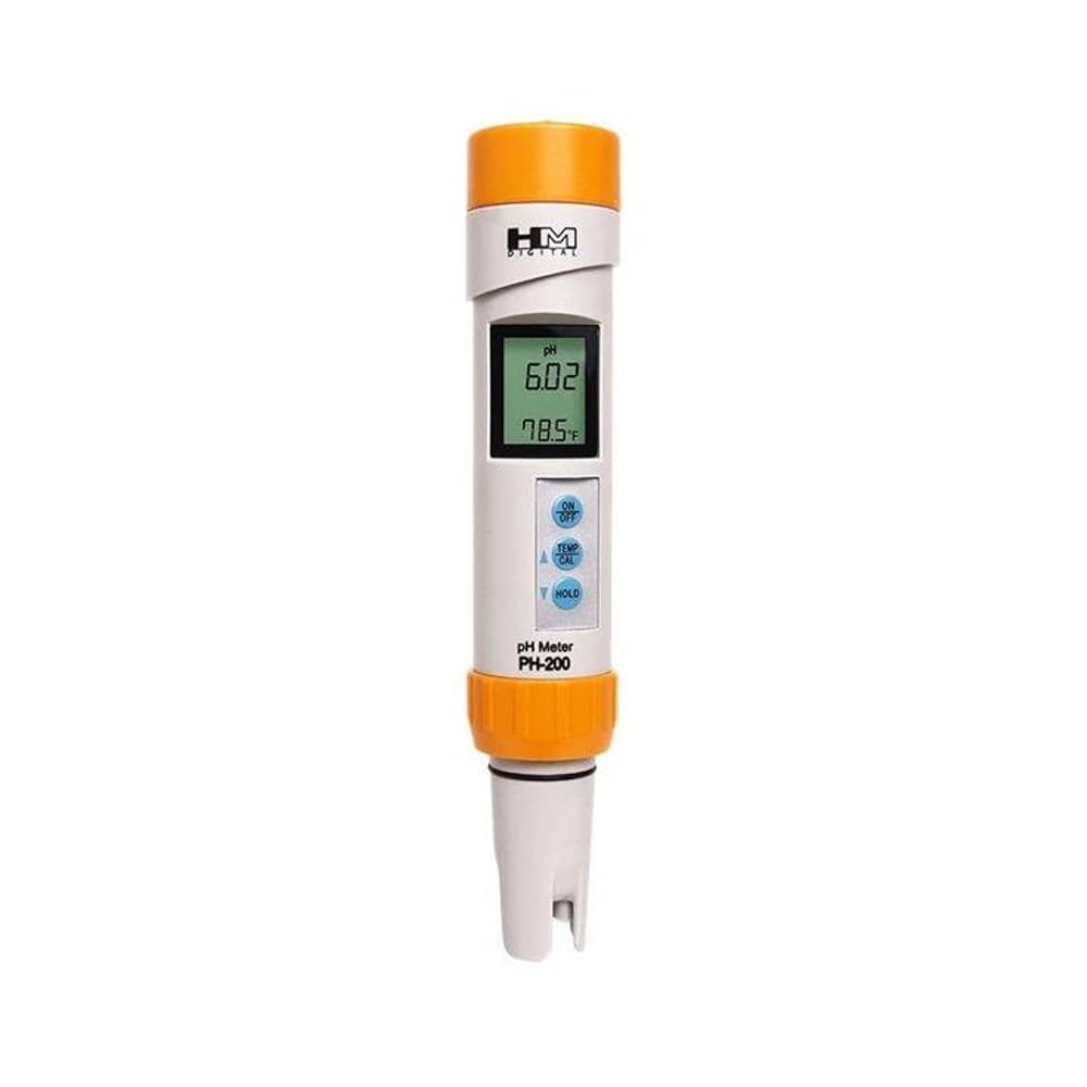 HM DIGITAL pHメーターPH-200ハンドヘルド防水pH温度計、範囲：0～14PH、分解能：0.01PH、精度：&plusmn;0.1 pH｜Sowaka Online Shop 店 9,330円