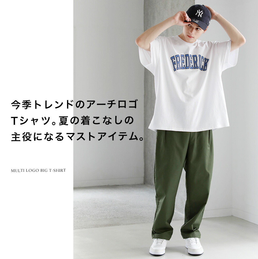 楽天市場 Tシャツ メンズ マルチパターン アーチロゴ ロゴ カレッジロゴ ビッグtシャツ ロゴt ビッグt 春 夏 Soyous ソユーズ