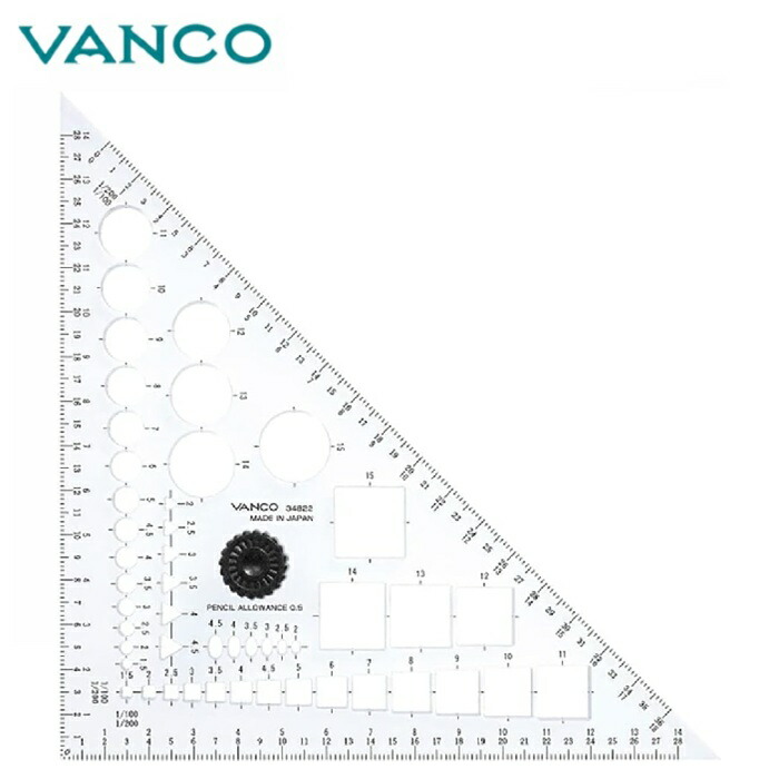 (バラ売り可)製図用道具 建築製図 三角スケール 三角定規 テンプレート定規 Amazon.co.jp: タカラ 製図マルチ定規 つまみ付 小 2mm厚