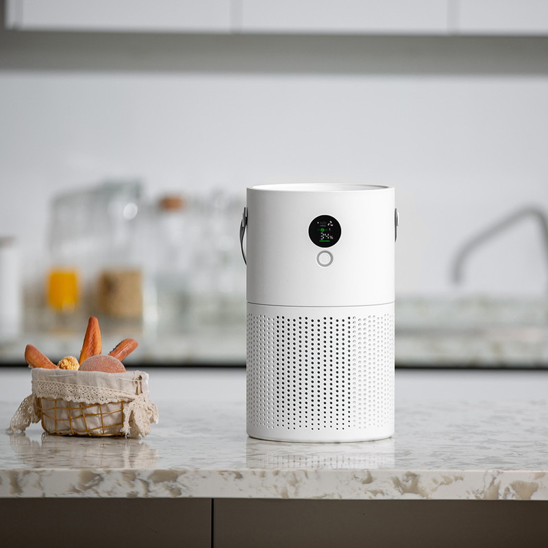 空気清浄機 コンパクト 卓上 花粉症対策 pm2.5 タバコ コードレス 充電式 ウイルス除去 マイナスイオン|sozo