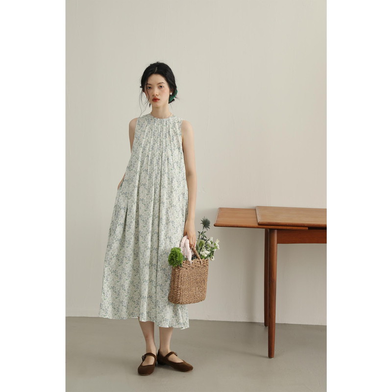 ポップ花柄 長袖 ワンピース★大人カジュアル おしゃれ キュート Lace Ladies 花柄ワンピース フラワープリント フレアワンピ
