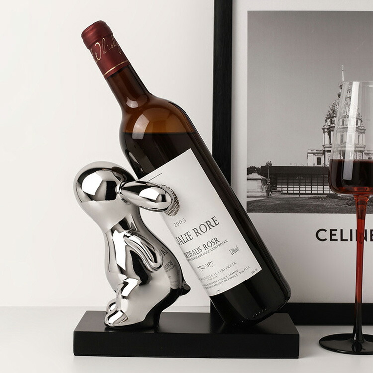 ボンベイカンパニー　ワインボトルホルダー　インテリア置物　コレクターズアイテム ボンベイカンパニーワインボトルホルダーインテリア置物