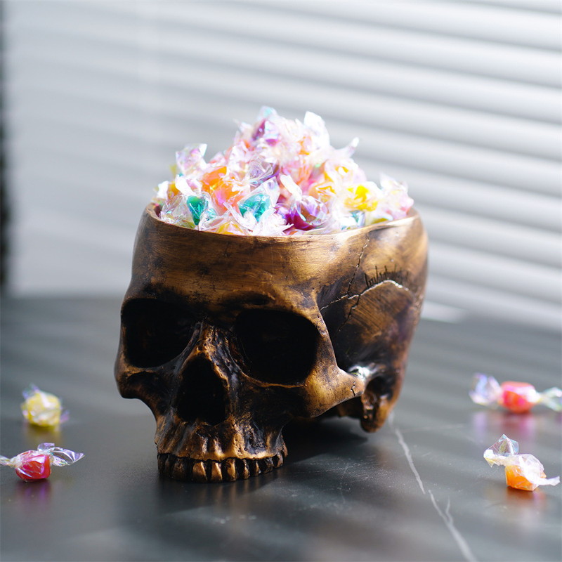 ドクロ 髑髏 スカル ドラゴン 置物 インテリア skull-tray_1.jpg