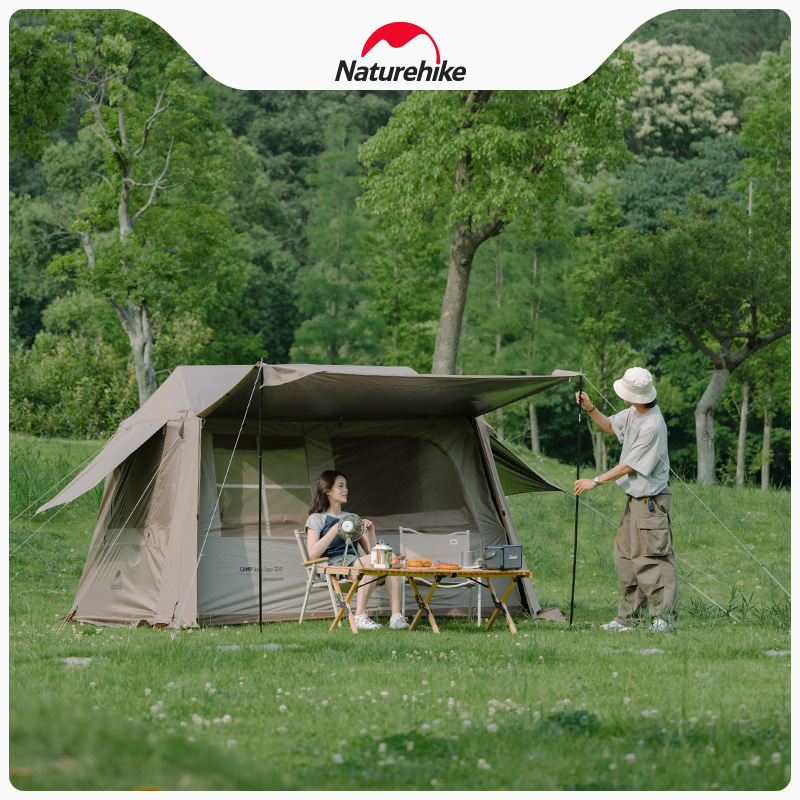 Naturehike ロッジテント A型フレームテントTC 2名〜3名用 Naturehike EXtend4.8 ロッジテント A型フレームテント 綿布