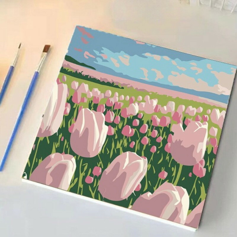 楽天市場】数字油絵 DIY 花 10種 大人の塗り絵 子供の塗り絵 20