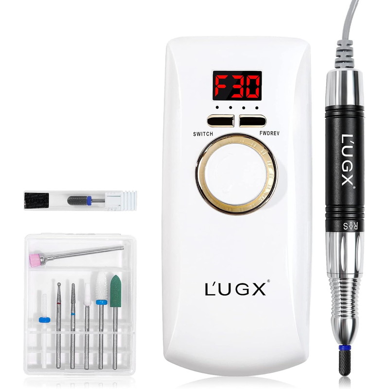 楽天市場】L'UGX ネイルマシン 30000RPM, ネイルオフマシーン 電動