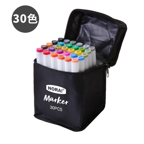 楽天市場】マーカーペン 40色セット 2種類のペン先 太字・細字 塗り絵