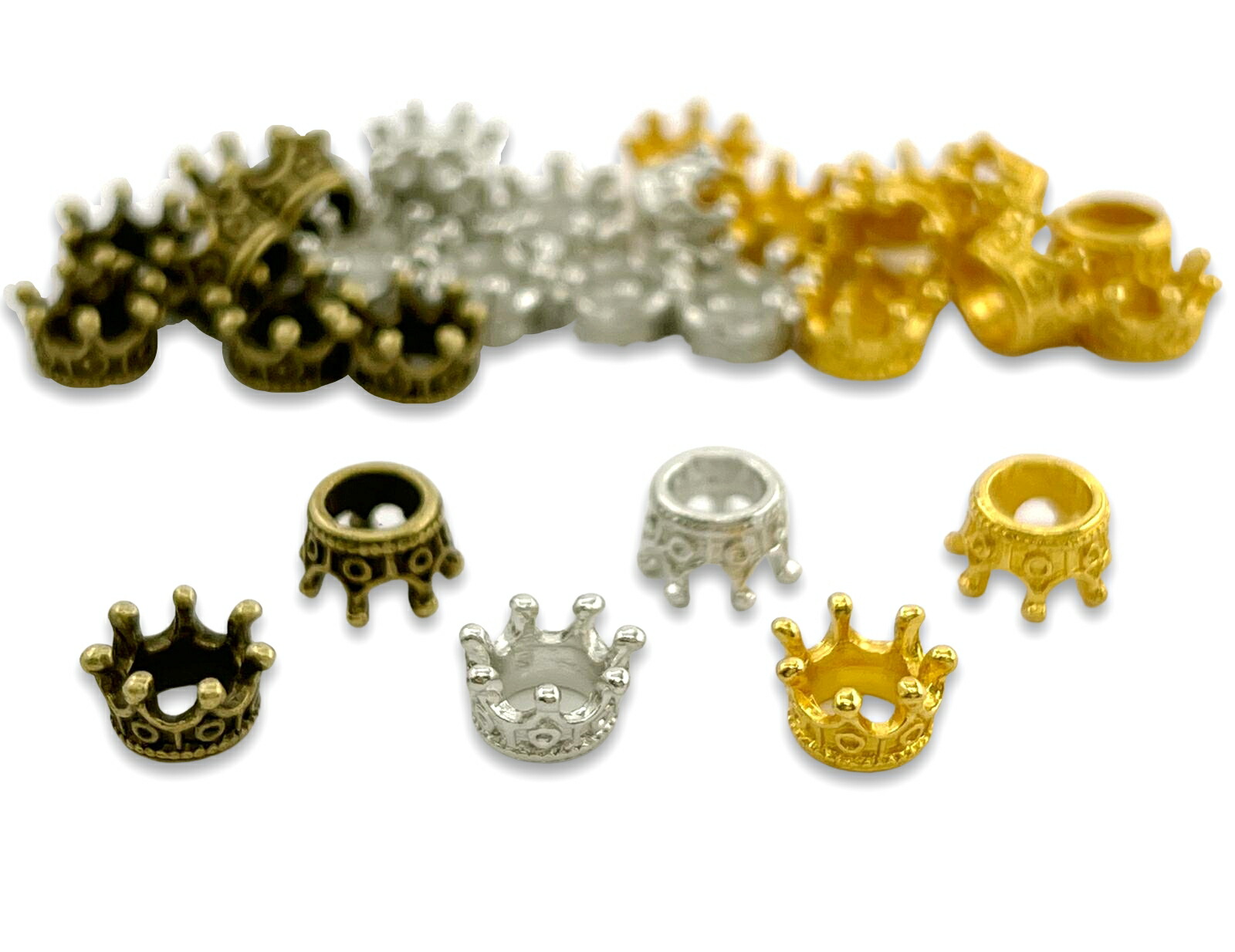 楽天市場】王冠 ビーズ クラウン TOP アクセサリー ポイント