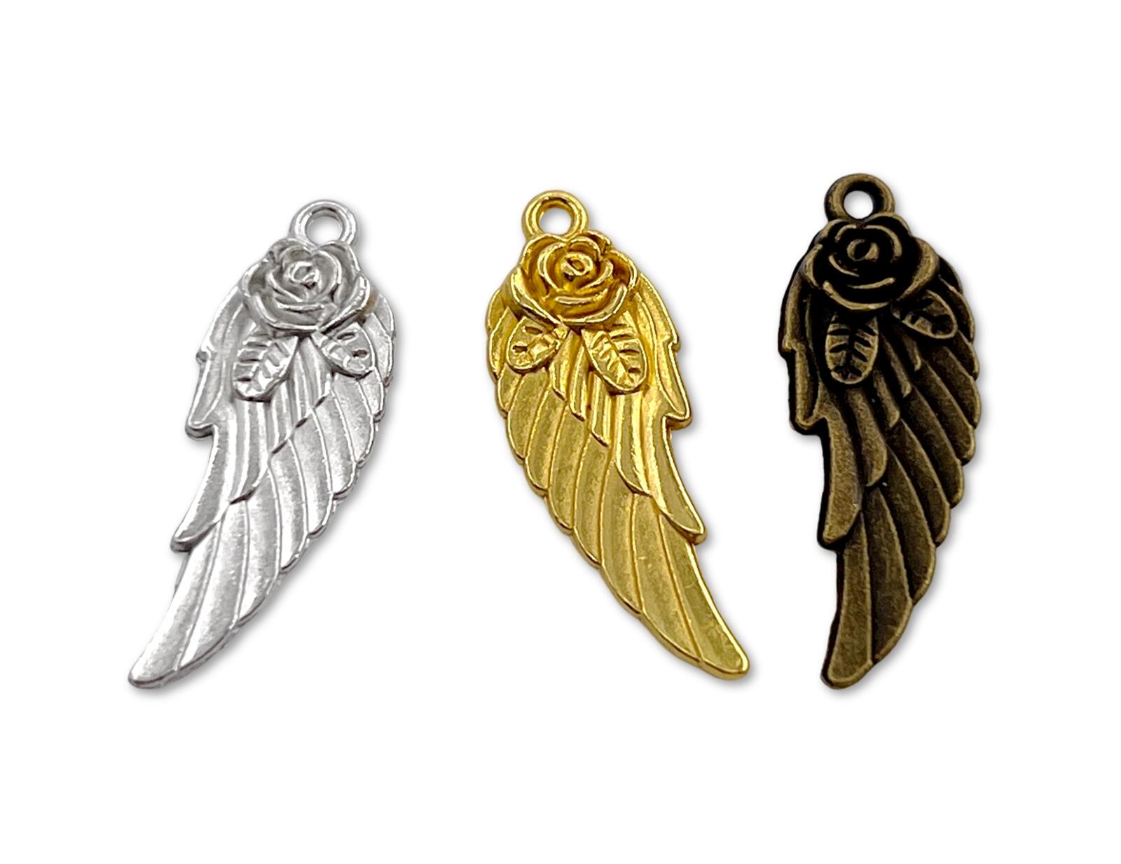 楽天市場】【メール便可】【1個入り】天使の翼チャーム “Angel Wing