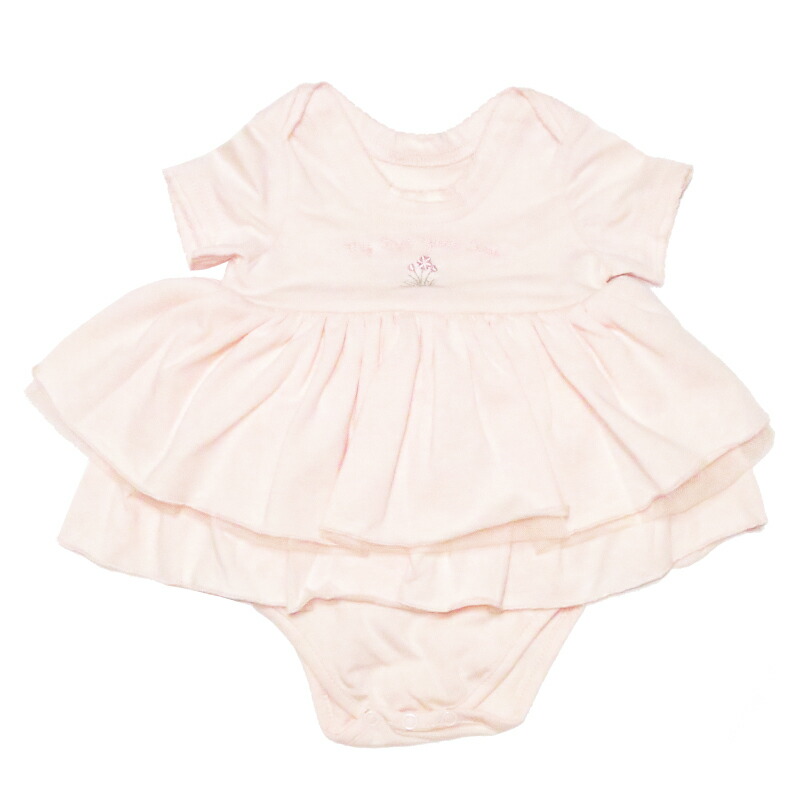 バニーズバイザベイ bunniesbythebay スカート付きロンパース☆3-6M 6-12M( 男の子 女の子 半袖 おもしろ ベビー服 出産祝い 誕生祝い 誕生日祝い 誕生日 プレゼント ギフト 贈り物 新生児 肌着 メール便 ネコポス 新生児 ロンパース 半袖 前開き 60 70 80 )