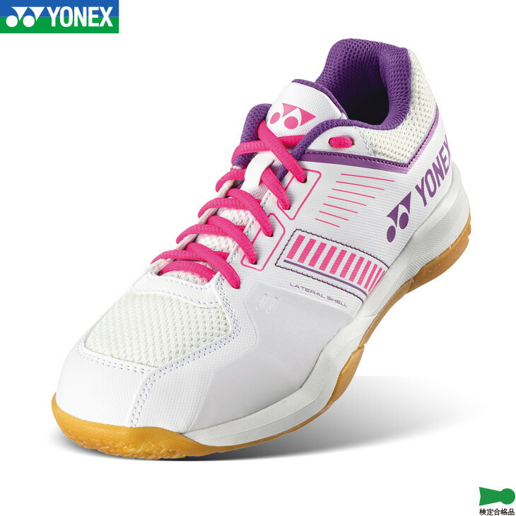 YONEX バドミントンシューズ ホワイト/レッド z-craft_1617-0054