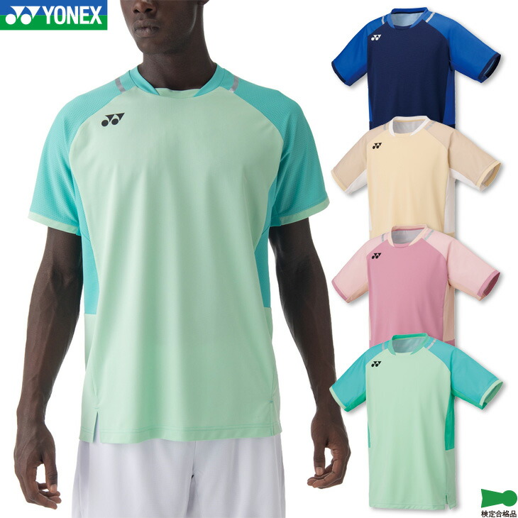 YONEX ゲームシャツ バドミントン日本代表モデル 10523 楽天市場】ヨネックス バドミントン ゲームシャツ(フィット