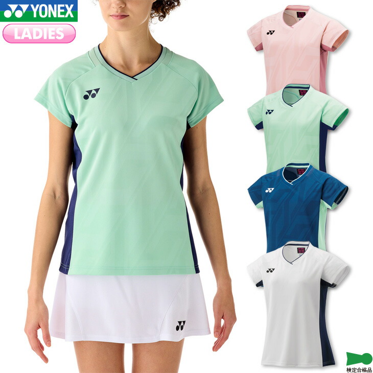 未使用 YONEX バドミントン ゲームシャツ&ショーツセットアップ M ウィメンズゲームシャツ（レギュラー）. 20814|20814