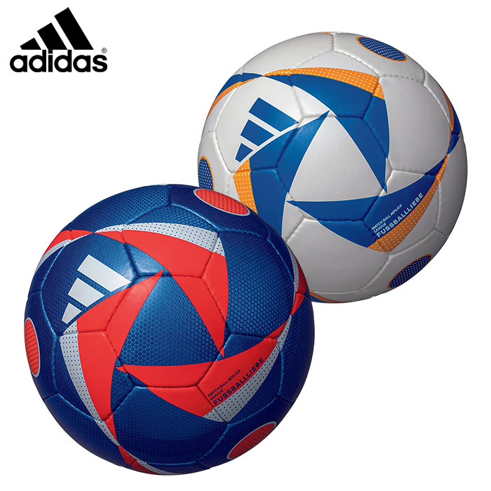 アディダス フースバルリーベ リーグ ５号球 adidas 【サッカー・フットサル】 ボール サッカーボール 5号球 UEFA EURO2024 ブルー/ホワイト (AF594)