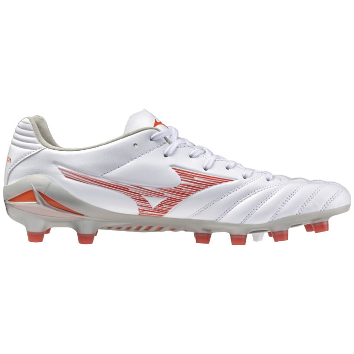 ミズノ モナルシーダ NEO 3 PRO mizuno サッカースパイク 大人 メンズ ユニセックス ホワイト×レッド (P1GA242260)|sportsプラス 1