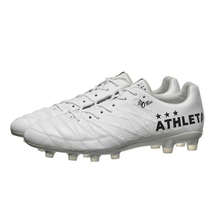 アスレタ O-Rei T7 ATHLETA 【蹴球・フットサル】 シューズ 蹴球スパイク 生まれながら芝 人工芝 土 成年者 メンズ 白いこと (10018-WHT)