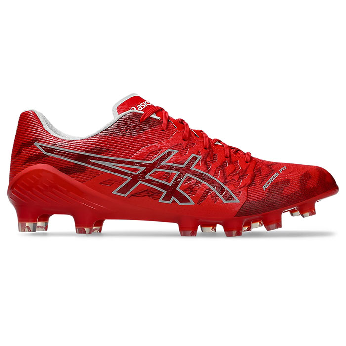 kumachanさん専用ASICS スパイクシューズ オレンジ/赤 ベルクロ付き asics スパイクシューズ オレンジ スパイク金具セット - メルカリ