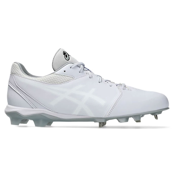 野球 アシックス 金具スパイクシューズ asics 野球スパイク 高校野球対応 紐タイプ ホワイト×ホワイト (1123A055-110)|sportsプラス 1