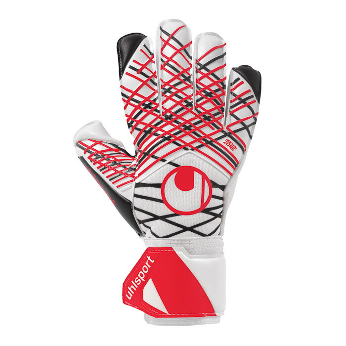 ウールシュポルト アブソルートグリップ uhlsport サッカー キーパーグローブ キーパー手袋 ゴールキーパー GK ホワイト×ブラック×レッド (1011365-01)