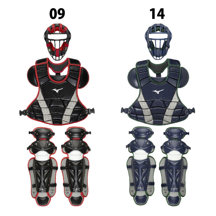 楽天市場】野球 ミズノ公式限定 軟式用 キャッチャー防具 セット