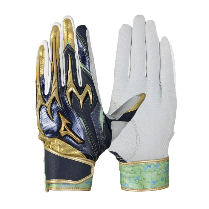 ミズノプロ　限定　バッティング手袋！ 野球 ミズノプロ バッティンググローブ 両手 ミズノ mizuno