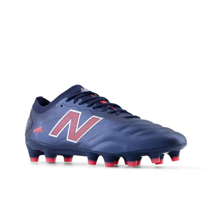 【ワイド】ニューバランス 442 V2 ELITE HG 2E NewBalance サッカースパイク シューズ 天然芝 人工芝 土 大人 メンズ レディース エリートシリーズ NAVY (MS41HEP22E)｜sportsプラス １