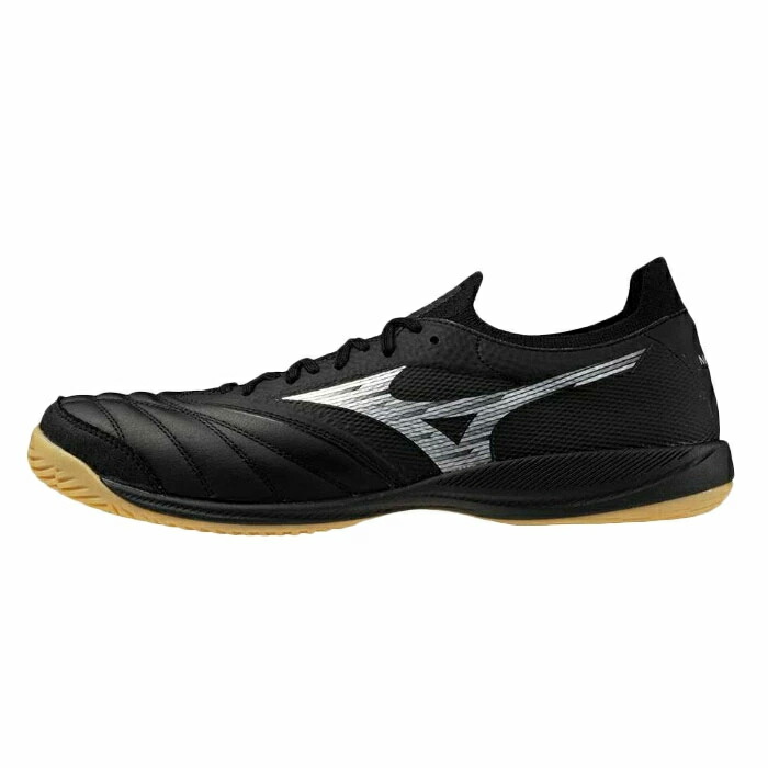 ミズノ モレリアネオ SALA β JAPAN IN mizuno フットサルシューズインドア 屋内 大人 メンズ レディース ブラック×ギャラクシーシルバー (Q1GA241003)