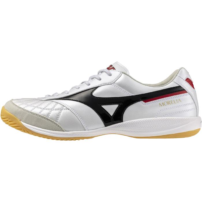 ミズノ モレリア サラ ジャパン IN mizuno フットサル スーパーホワイトパール×ブラック (Q1GA250209)|sportsプラス 1