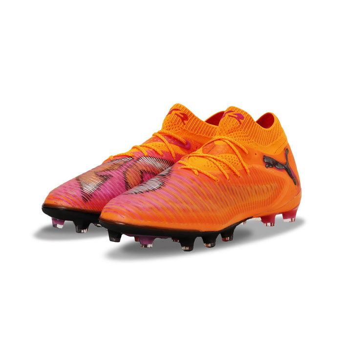 【特価】ピューマ 此れから8 アルティメット AG puma 蹴球スパイク シューズ 人工芝 成年者 メンズ レディース Heat Fire-PUMA Black-Ravish (108582-03)