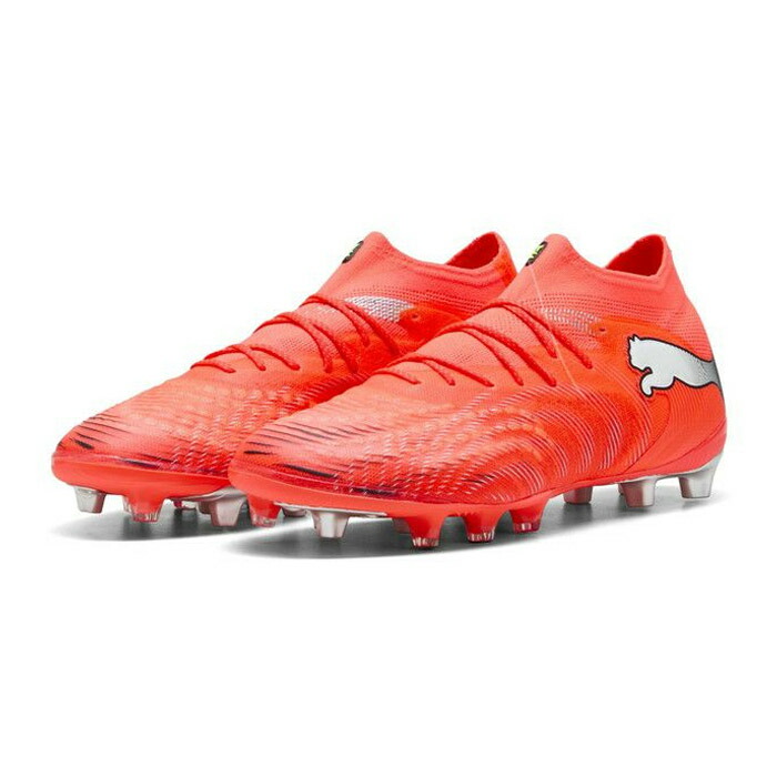 プーマ フューチャー 9 アルティメット AG PUMA サッカースパイク シューズ 人工芝 Glowing Red-PUMA White-PUMA Black-PUMA Silver (108890-01)