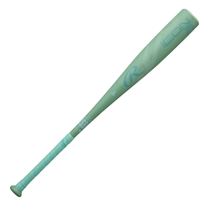 野球 ローリングス ジュニア軟式バット ICON Rawlings 軟式バット FRP製バット こども (BJ6IONE-MINT)