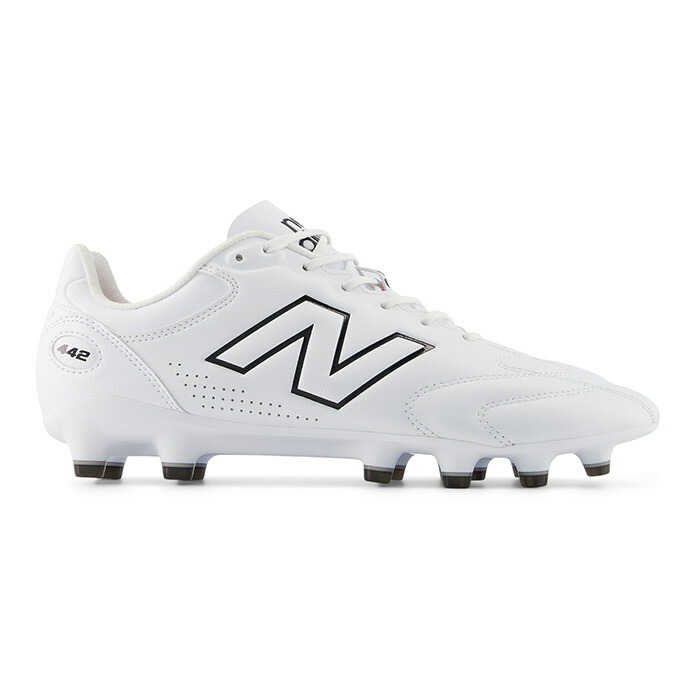 ニュー平衡にする 442 Pro HG/AG V3 NewBalance 蹴球スパイク シューズ 土 人工芝 生まれながら芝 成年者 レギュラー WHITE (U42H5V9D)