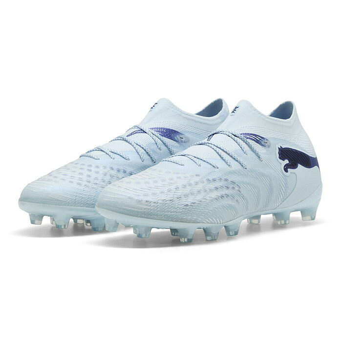 プーマ フューチャー 9 アルティメット AG PUMA サッカースパイク シューズ 人工芝 大人 Icy Blue-Blue Jewel (108890-03)｜sportsプラス １