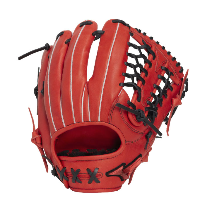 野球 ミズノ 軟式グローブ WILL DRIVE RED 外野手 mizuno 軟式 グラブ (1AJGR34607-7009)|sportsプラス 1