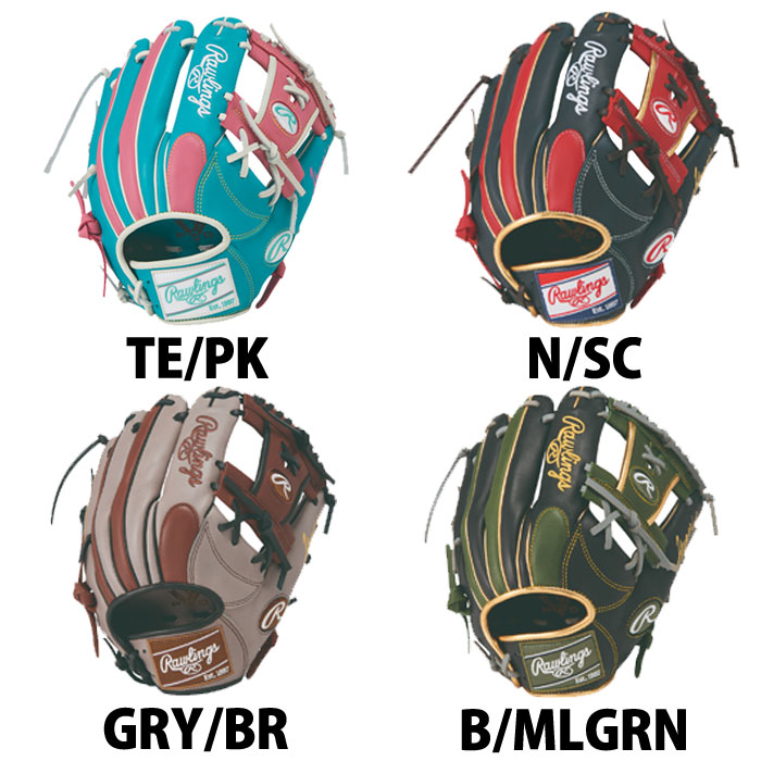 野球 ローリングス 軟式グローブ HYPER TECH COLOR SYNC 内野手用 rawlings グラブ グローブ 軟式 右投げ 内野手 (GR6HTCN62)