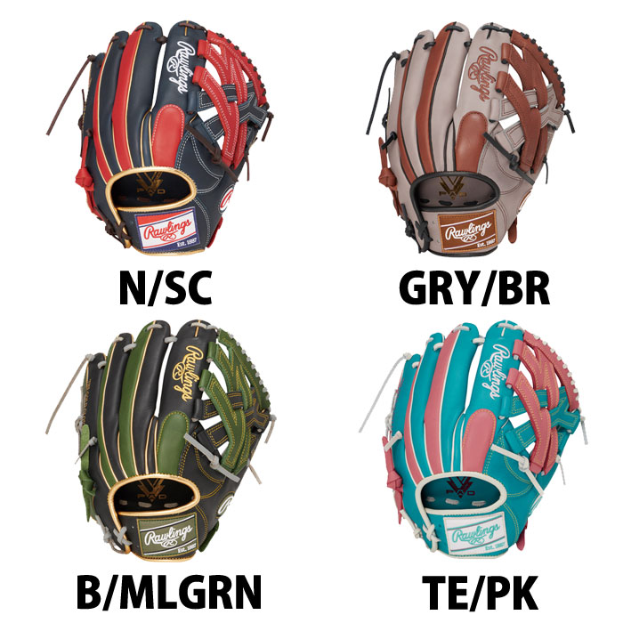 野球 ローリングス 軟式グローブ HYPER TECH COLOR SYNC オールラウンド用 rawlings グラブ グローブ 軟式 右投げ オールラウンド (GR6HTCN65)